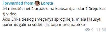Klientės atsiliepimas apie darbą su Erika Karta