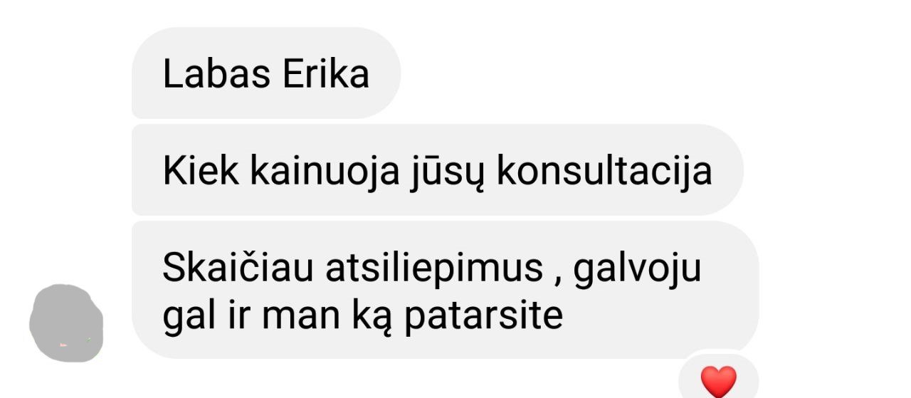 Atsiliepimas apie strateginę augimo sesiją su Erika Karta
