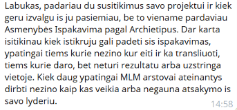 Atsiliepimas apie strateginę augimo sesiją su Erika Karta